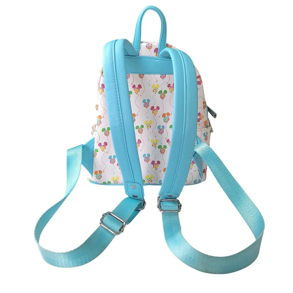 Disney Parks Mini Backpack WDW 50th Anniversary‎ Retro Vault Balloons Loungefly